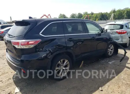 TOYOTA HIGHLANDER 2015 vin 5TDBKRFH5FS169926 from auto auction Copart