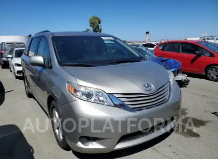 TOYOTA SIENNA LE 2017 vin 5TDKZ3DC9HS847368 from auto auction Copart