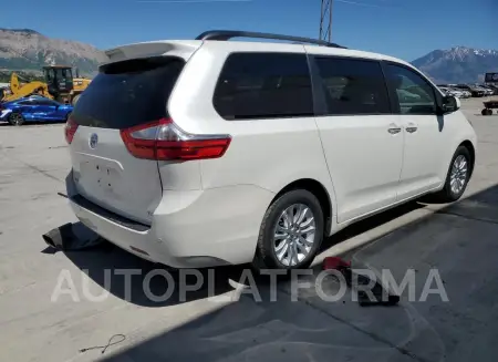 TOYOTA SIENNA XLE 2015 vin 5TDYK3DC1FS566676 from auto auction Copart