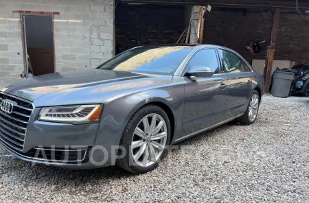 AUDI A8 L QUATT 2015 vin WAU3GAFD6FN004880 from auto auction Copart