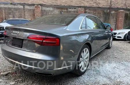 AUDI A8 L QUATT 2015 vin WAU3GAFD6FN004880 from auto auction Copart