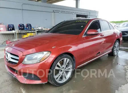 MERCEDES-BENZ C 300 2017 vin 55SWF4JB7HU217900 from auto auction Copart