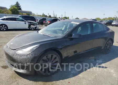 Tesla Model 3 2022 2022 vin 5YJ3E1EC9NF254743 from auto auction Copart