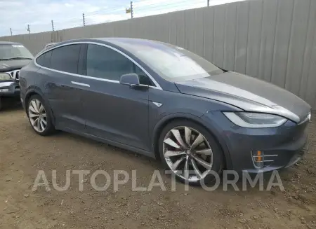 TESLA MODEL X 2016 vin 5YJXCAE40GFS00802 from auto auction Copart