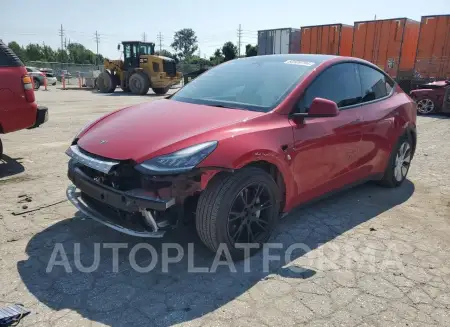 Tesla Model Y 2021 2021 vin 5YJYGAEE7MF187267 from auto auction Copart