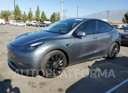 Tesla Model Y 2022 2022 vin 7SAYGDEF6NF438651 from auto auction Copart