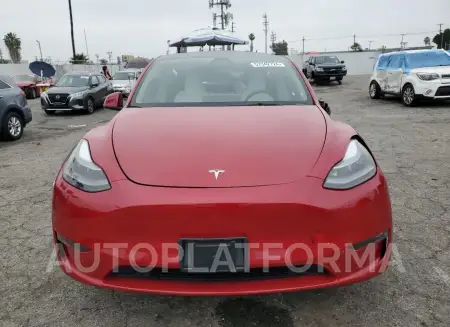 TESLA MODEL Y 2022 vin 7SAYGDEFXNF350508 from auto auction Copart