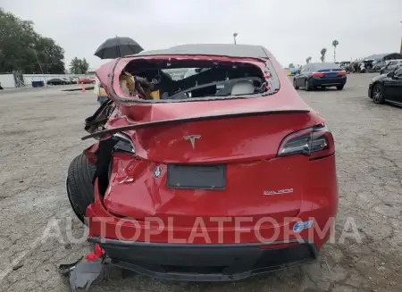 TESLA MODEL Y 2022 vin 7SAYGDEFXNF350508 from auto auction Copart