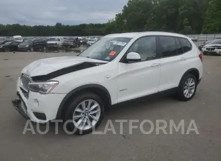 BMW X3 XDRIVE2 2016 vin 5UXWX9C59G0D63426 from auto auction Copart