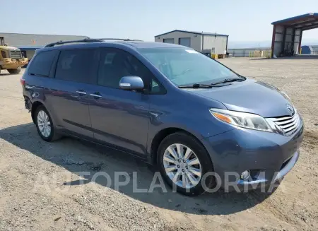 TOYOTA SIENNA XLE 2015 vin 5TDDK3DC8FS119244 from auto auction Copart