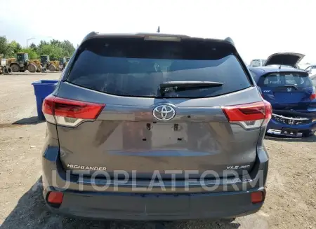 TOYOTA HIGHLANDER 2017 vin 5TDJZRFH0HS364553 from auto auction Copart