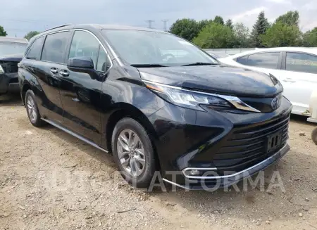 TOYOTA SIENNA XLE 2022 vin 5TDYRKEC2NS134391 from auto auction Copart