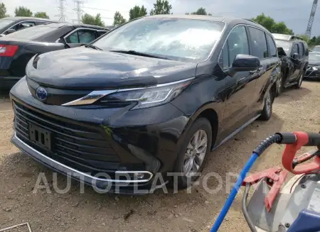 Toyota Sienna XLE 2022 2022 vin 5TDYRKEC2NS134391 from auto auction Copart