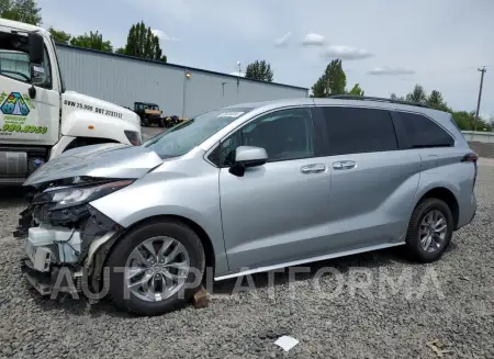 Toyota Sienna XLE 2022 2022 vin 5TDYRKEC7NS087505 from auto auction Copart