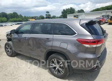 TOYOTA HIGHLANDER 2018 vin 5TDZARFH9JS037164 from auto auction Copart