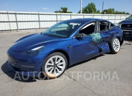 Tesla Model 3 2022 2022 vin 5YJ3E1EB8NF177788 from auto auction Copart