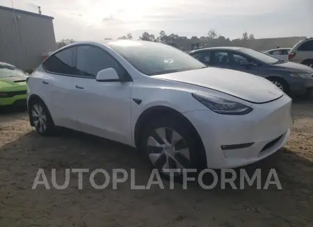 TESLA MODEL Y 2021 vin 5YJYGDEDXMF111020 from auto auction Copart