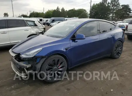 Tesla Model Y 2020 2020 vin 5YJYGDEF2LF034322 from auto auction Copart