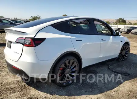 TESLA MODEL Y 2021 vin 5YJYGDEF7MF240155 from auto auction Copart