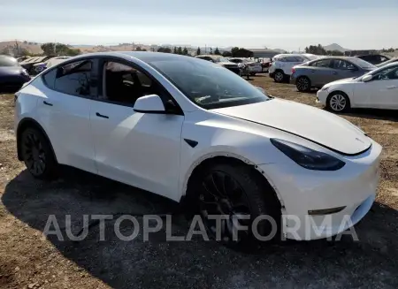 TESLA MODEL Y 2021 vin 5YJYGDEF7MF240155 from auto auction Copart