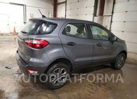 FORD ECOSPORT S 2020 vin MAJ6S3FL7LC391714 from auto auction Copart