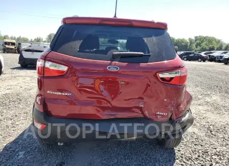 FORD ECOSPORT S 2022 vin MAJ6S3GL9NC465586 from auto auction Copart