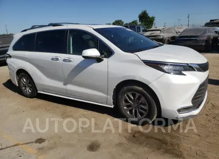 TOYOTA SIENNA XLE 2022 vin 5TDJRKEC1NS087064 from auto auction Copart