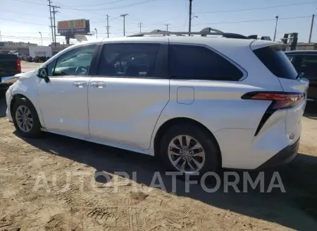 TOYOTA SIENNA XLE 2022 vin 5TDJRKEC1NS087064 from auto auction Copart