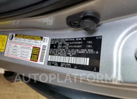 TOYOTA SIENNA LE 2021 vin 5TDKSKFC1MS005680 from auto auction Copart