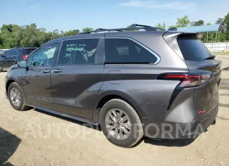 TOYOTA SIENNA XLE 2023 vin 5TDYRKEC0PS162516 from auto auction Copart