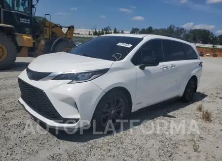 TOYOTA SIENNA XSE 2021 vin 5TDDRKEC3MS054207 from auto auction Copart