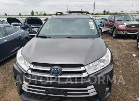 TOYOTA HIGHLANDER 2017 vin 5TDJGRFH8HS031278 from auto auction Copart