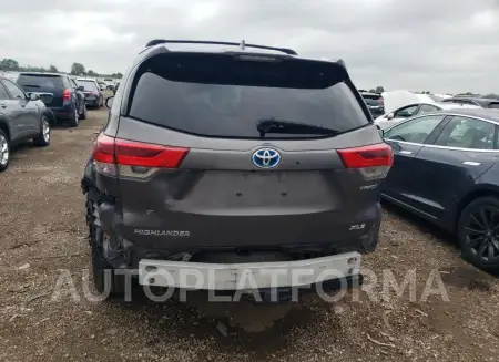 TOYOTA HIGHLANDER 2017 vin 5TDJGRFH8HS031278 from auto auction Copart