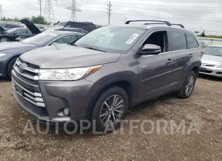 TOYOTA HIGHLANDER 2017 vin 5TDJGRFH8HS031278 from auto auction Copart