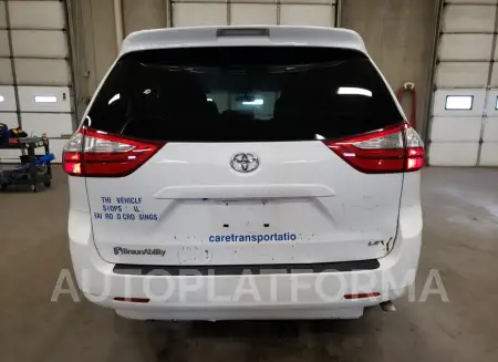 TOYOTA SIENNA LE 2017 vin 5TDKZ3DC4HS800779 from auto auction Copart