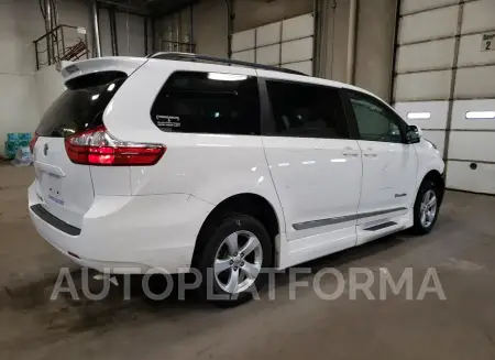 TOYOTA SIENNA LE 2017 vin 5TDKZ3DC4HS800779 from auto auction Copart