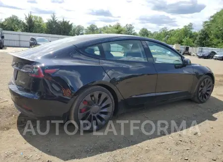 TESLA MODEL 3 2022 vin 5YJ3E1ECXNF118573 from auto auction Copart