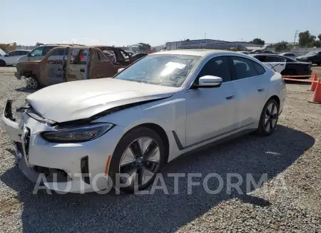 BMW I4 2024 2024 vin WBY43AW00RFS92330 from auto auction Copart