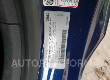 AUDI A3 PREMIUM 2015 vin WAU5CLFF8F1094929 from auto auction Copart