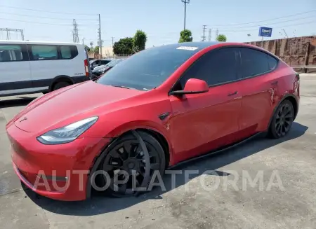 Tesla Model Y 2022 2022 vin 7SAYGDEE2NF368279 from auto auction Copart