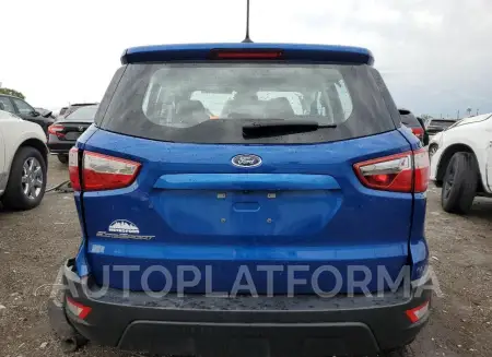 FORD ECOSPORT S 2021 vin MAJ3S2FE4MC453215 from auto auction Copart