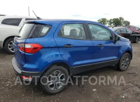 FORD ECOSPORT S 2021 vin MAJ3S2FE4MC453215 from auto auction Copart