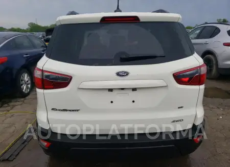 FORD ECOSPORT S 2022 vin MAJ6S3GL1NC466523 from auto auction Copart