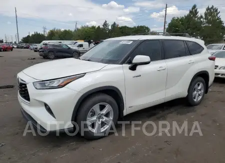 Toyota Highlander 2020 2020 vin 5TDBBRCH0LS511069 from auto auction Copart