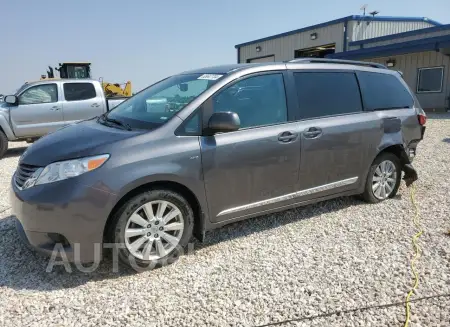 Toyota Sienna LE 2017 2017 vin 5TDJZ3DC8HS185620 from auto auction Copart