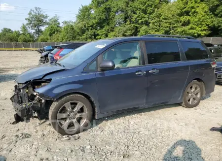 Toyota Sienna SE 2019 2019 vin 5TDXZ3DC8KS980605 from auto auction Copart