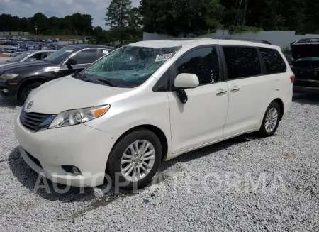 TOYOTA SIENNA XLE 2015 vin 5TDYK3DC9FS641172 from auto auction Copart