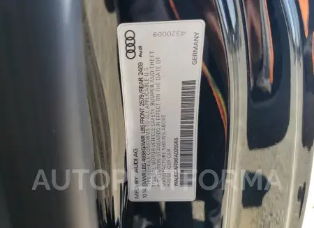 AUDI S5 PREMIUM 2015 vin WAUCGAFRXFA026965 from auto auction Copart