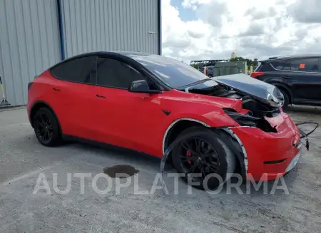 TESLA MODEL Y 2022 vin 7SAYGDEE2NF354124 from auto auction Copart