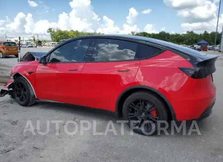 TESLA MODEL Y 2022 vin 7SAYGDEE2NF354124 from auto auction Copart